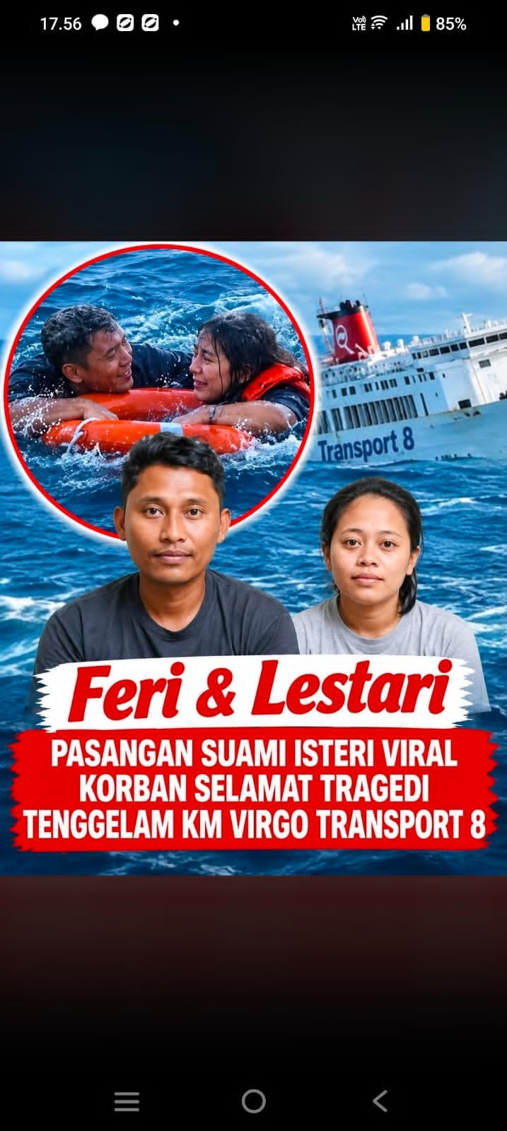 KISAH 10 JAM DI ATAS PELAMPUNG ORANYE LESTARI DAN FERI